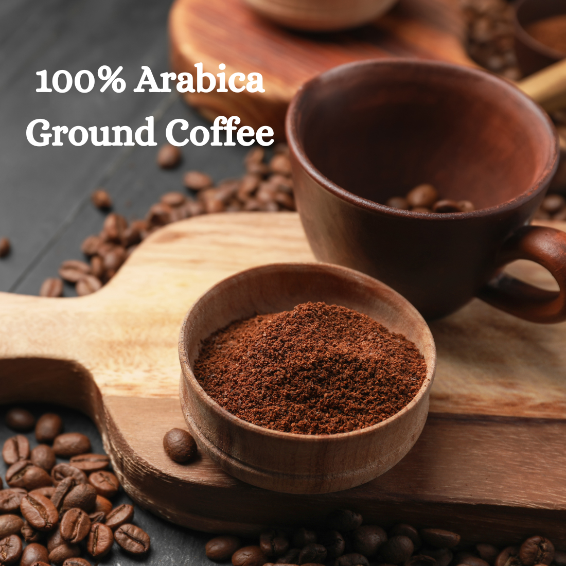 Premium Arabica Ground Coffee 250 Grams