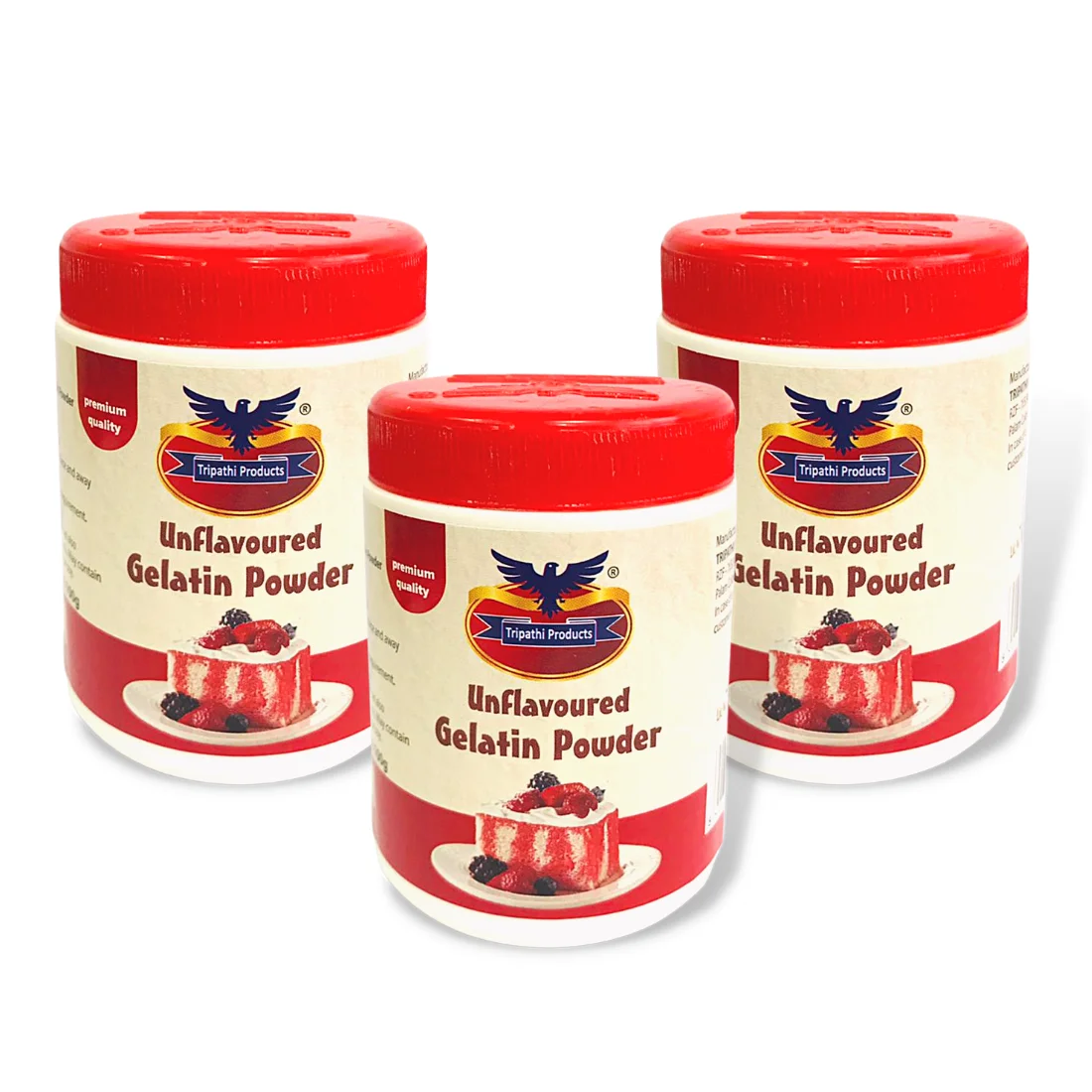 Unflavoured Gelatin Powder 3x100gm